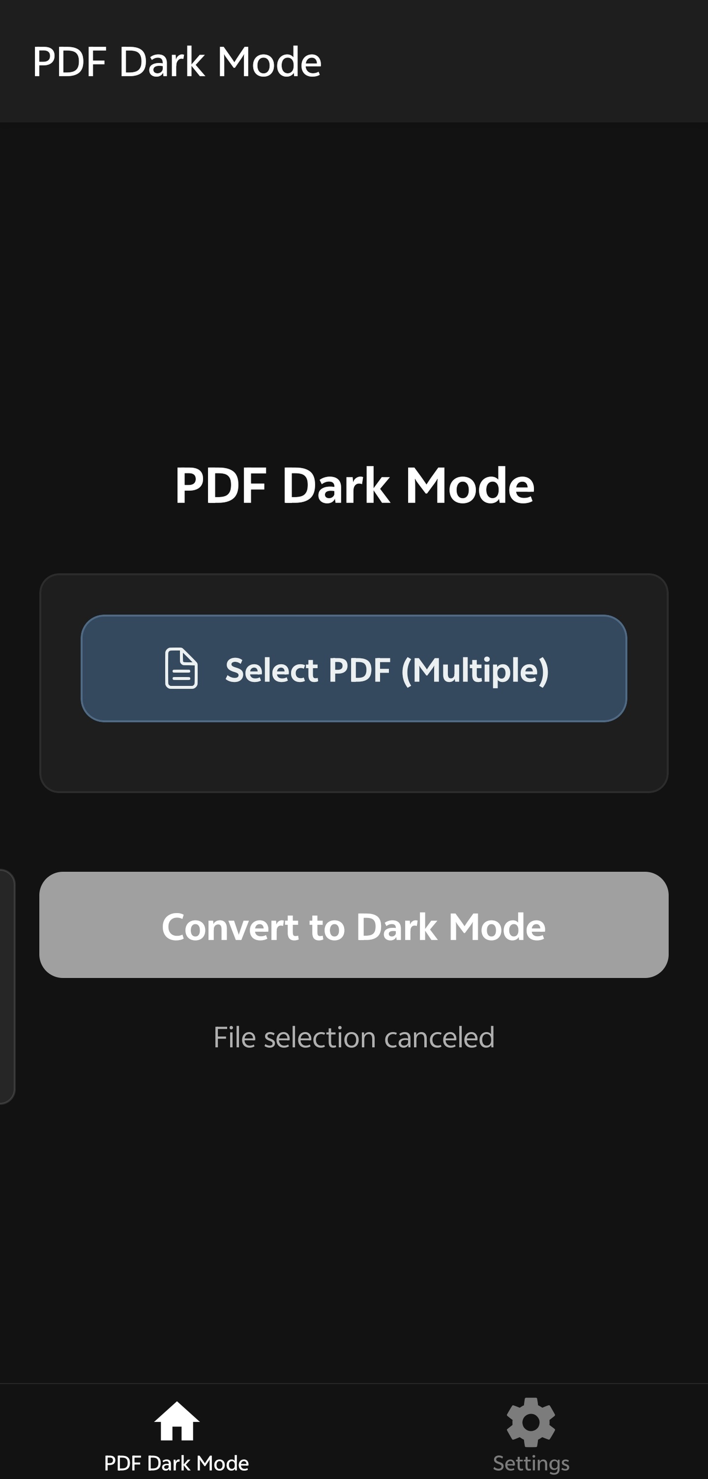 DarkModePDF Screenshot