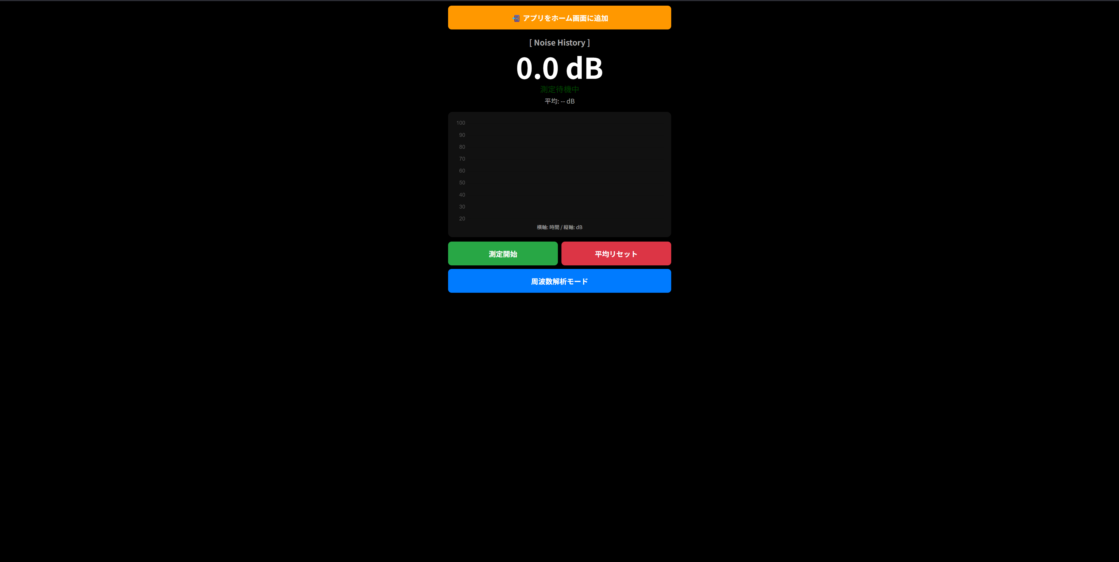 noise meteor Screenshot